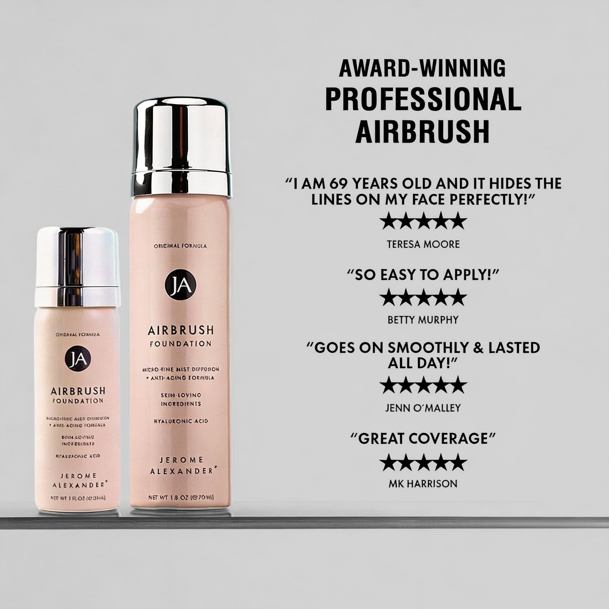 Jerome Alexander MagicMinerals aplicación suave para retoques fáciles