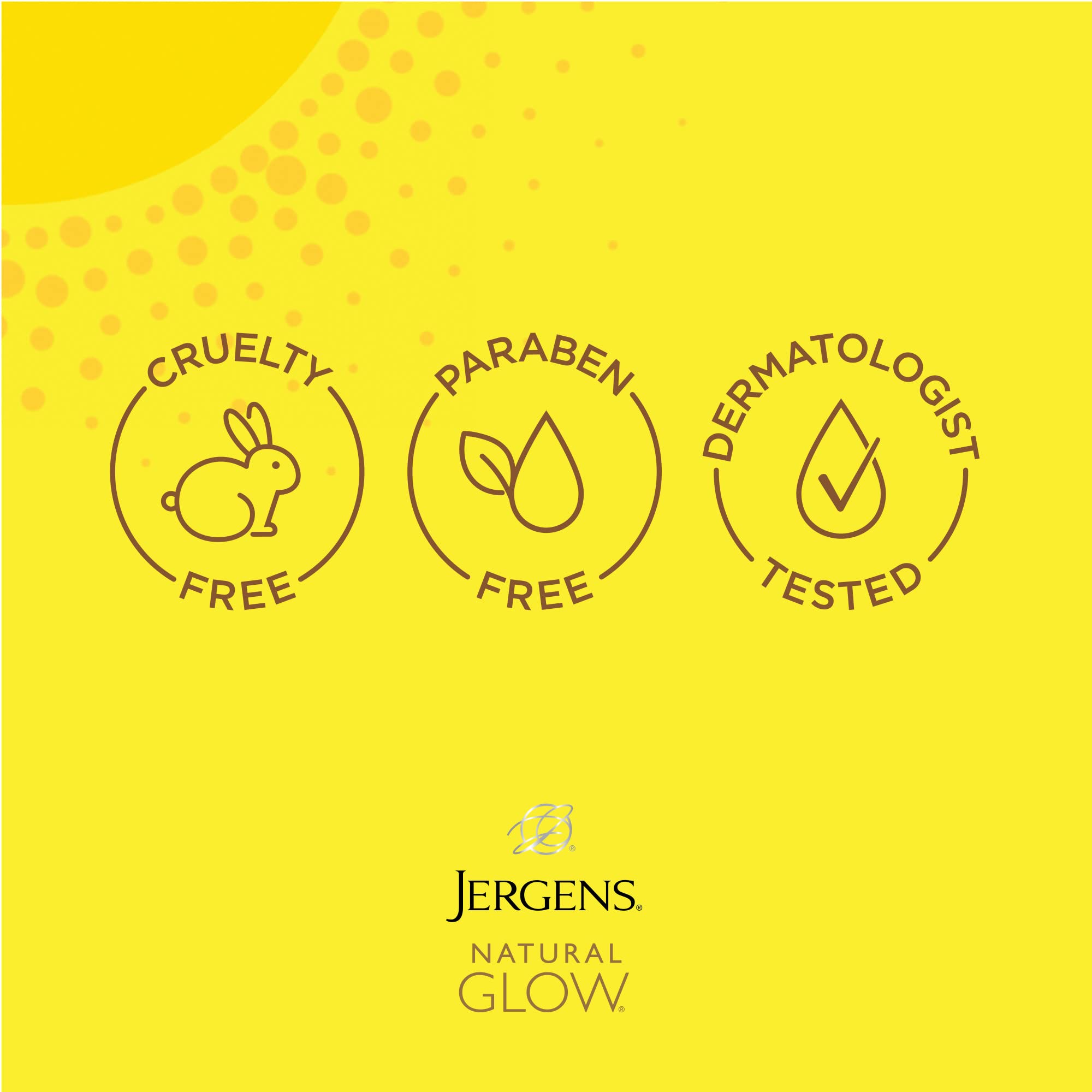Se seca en 60 segundos con la mousse Jergens Instant Sun.
