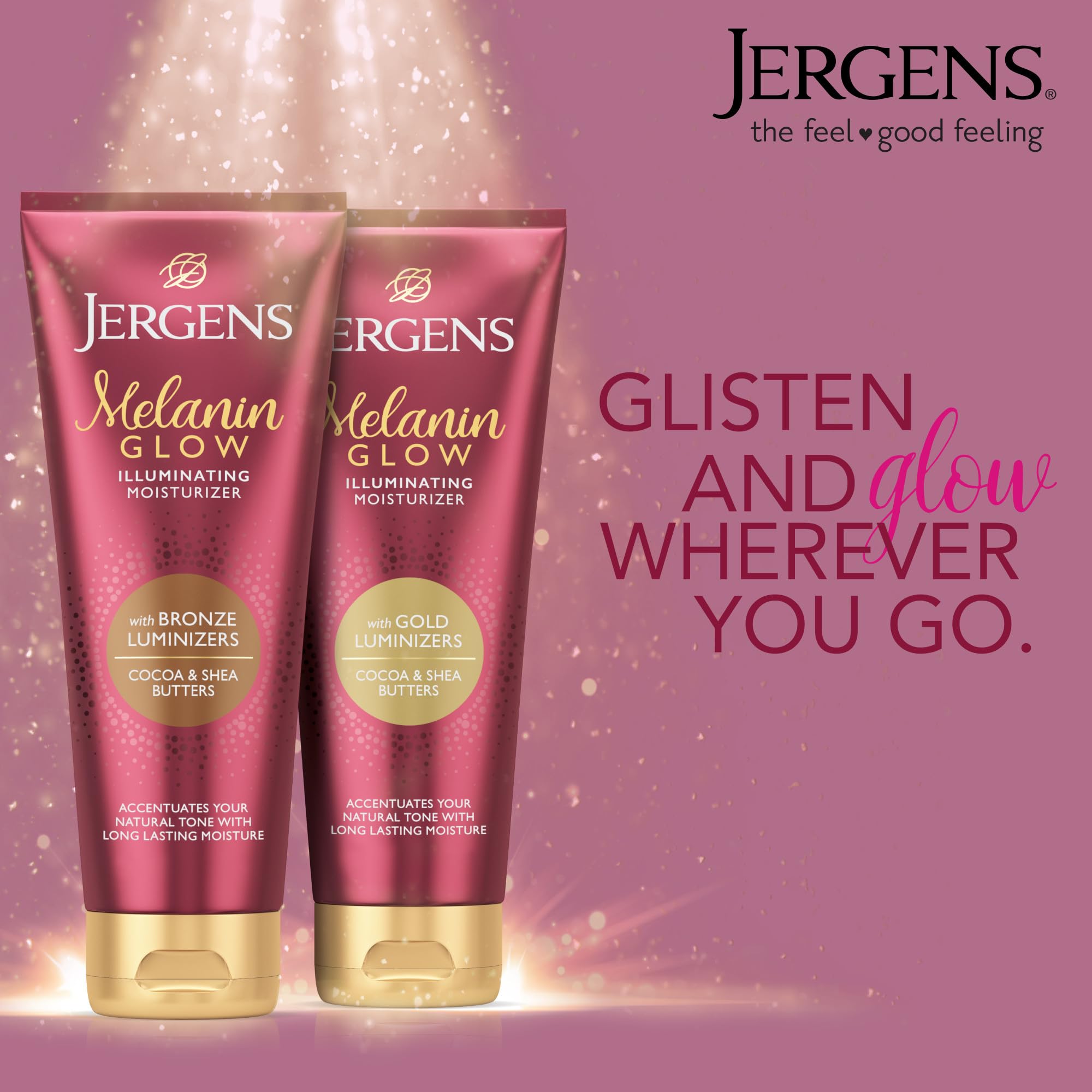 Piel con tono natural realzado por Melanin Glow en tono melanado.
