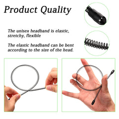 Diadema ondulada JERLITU, varios estilos para combinar con cualquier conjunto.