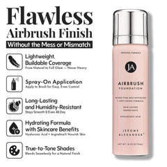 Jerome Alexander MagicMinerals: aplicación de micro-mist para cobertura uniforme.