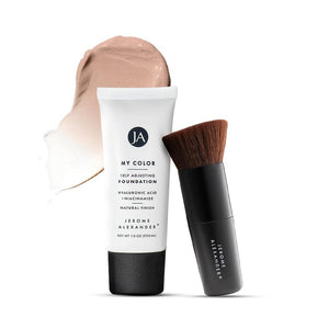 Jerome Alexander My Color Self-Adjusting Foundation compact blends to your shade for a seamless look
