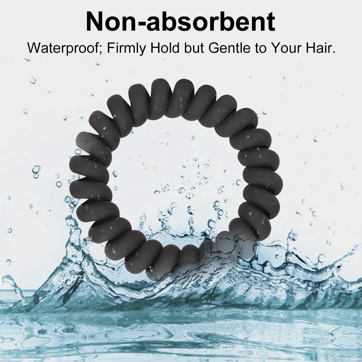 JessLab coletas espirales, colores variados, agarre seguro para peinados rápidos
