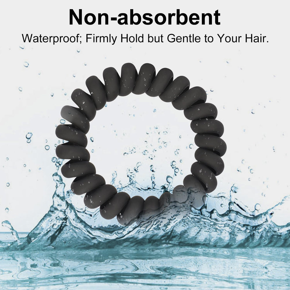 JessLab coletas espirales, colores variados, agarre seguro para peinados rápidos
