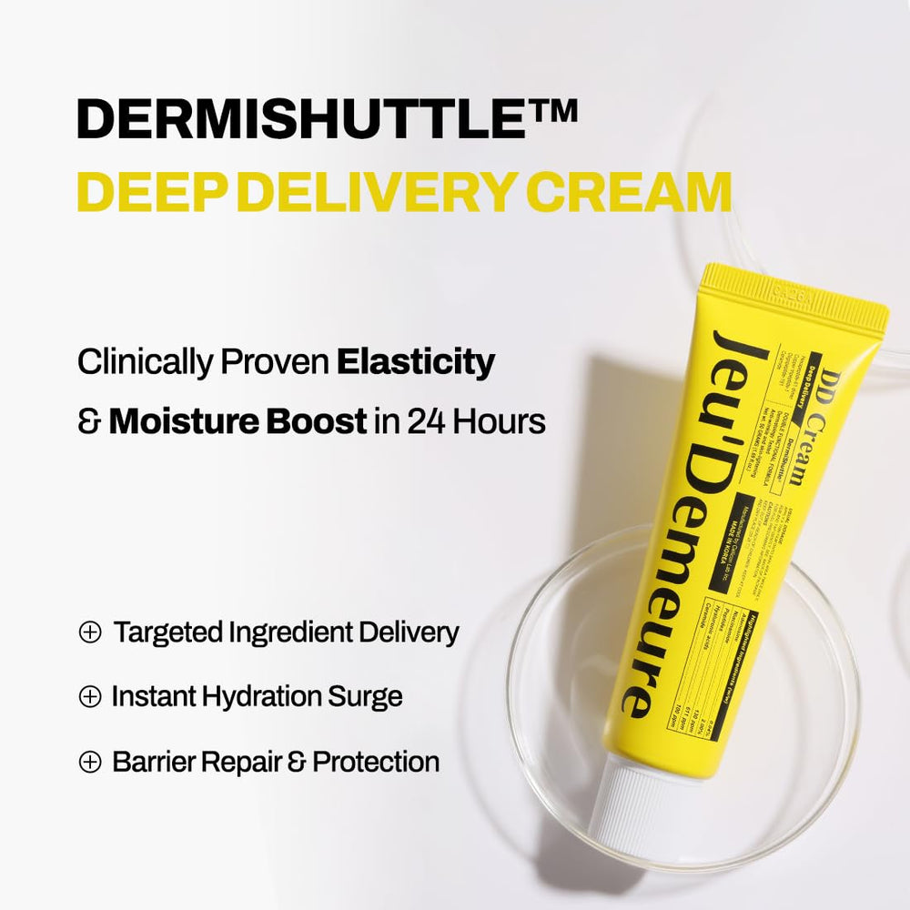 Textura cremosa de DermiShuttle lista para aplicar cada dia.