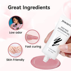 JEWHITENY aplicación-facil de poligel, ideal para principiantes en casa.