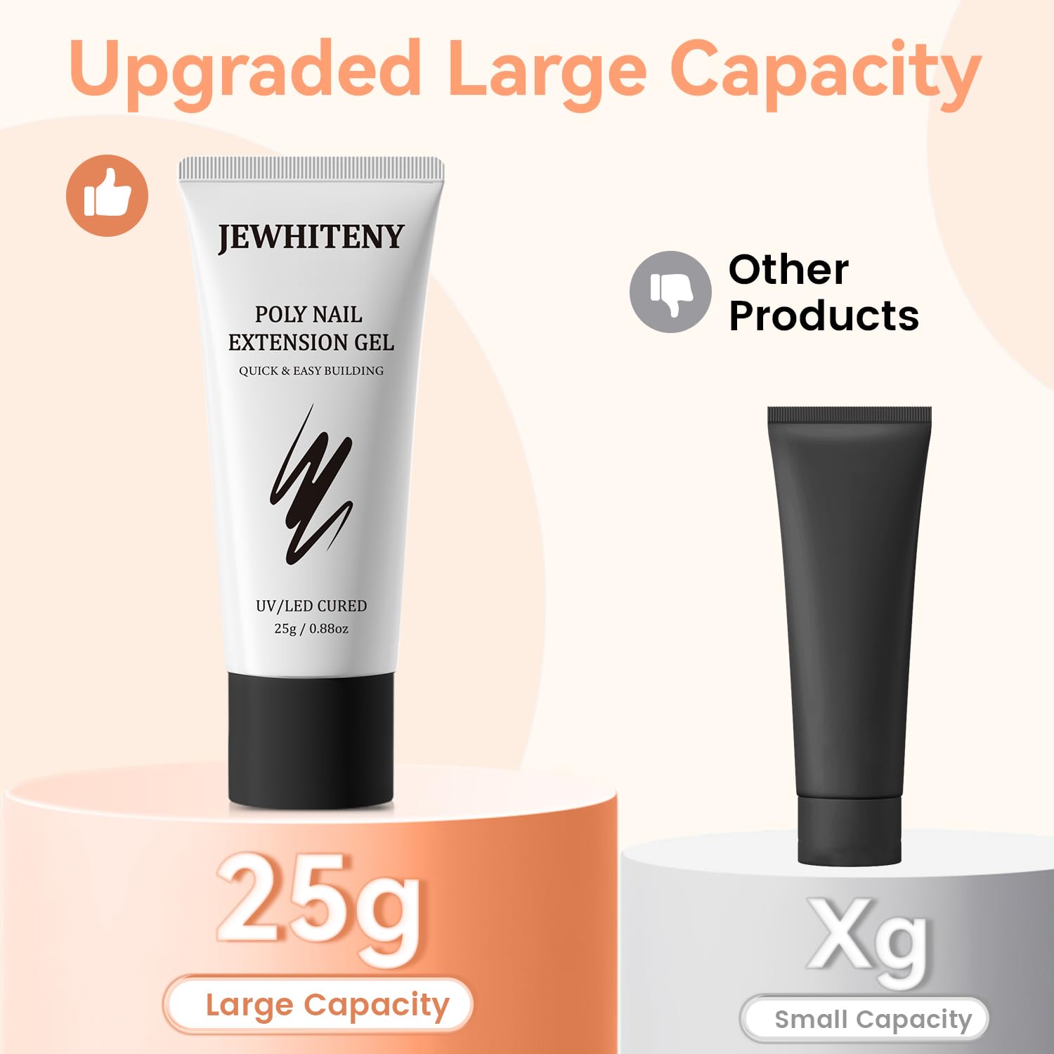 JEWHITENY poligel para arte de uñas y diseño en manos.