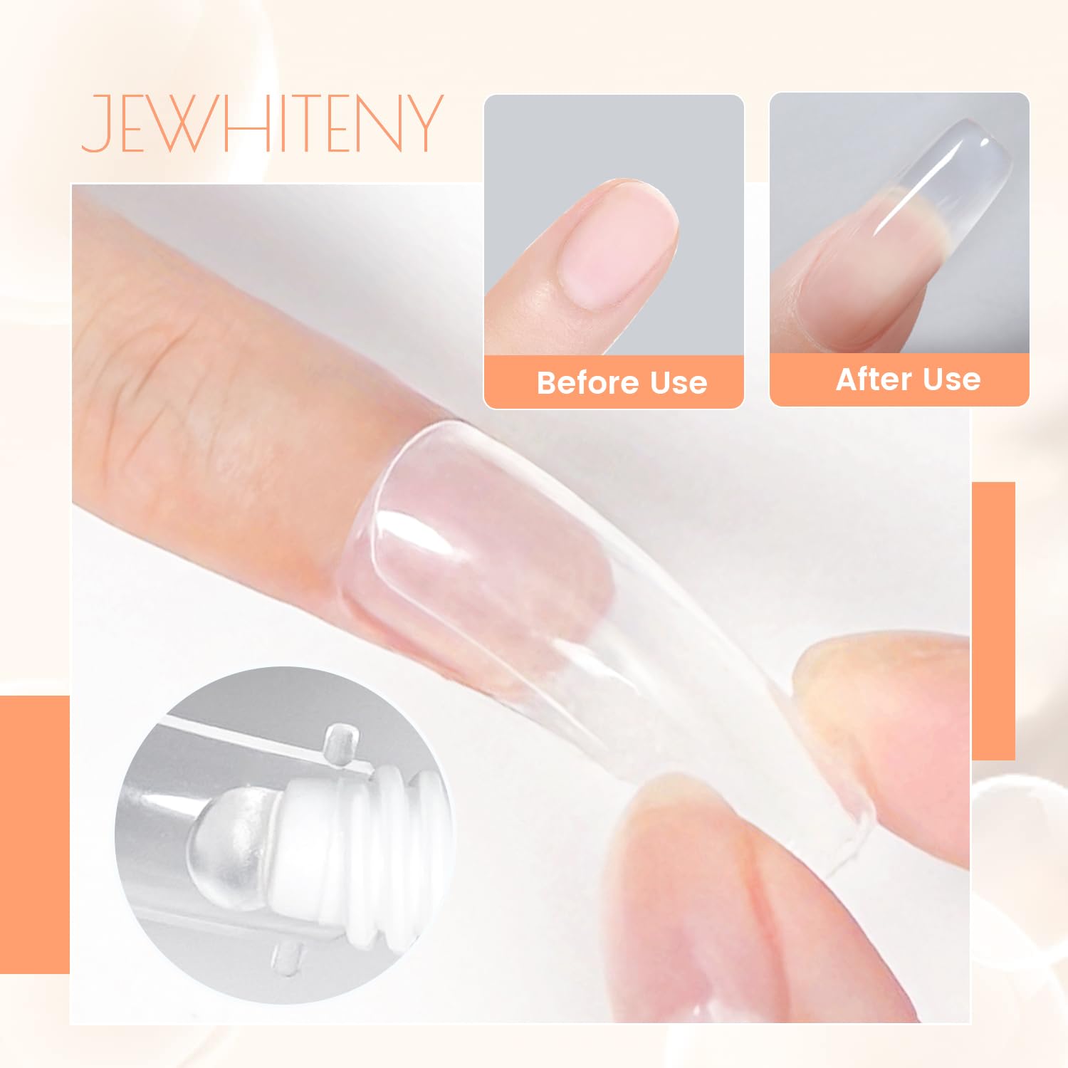 JEWHITENY poligel UV curado: proceso de endurecimiento para durabilidad.