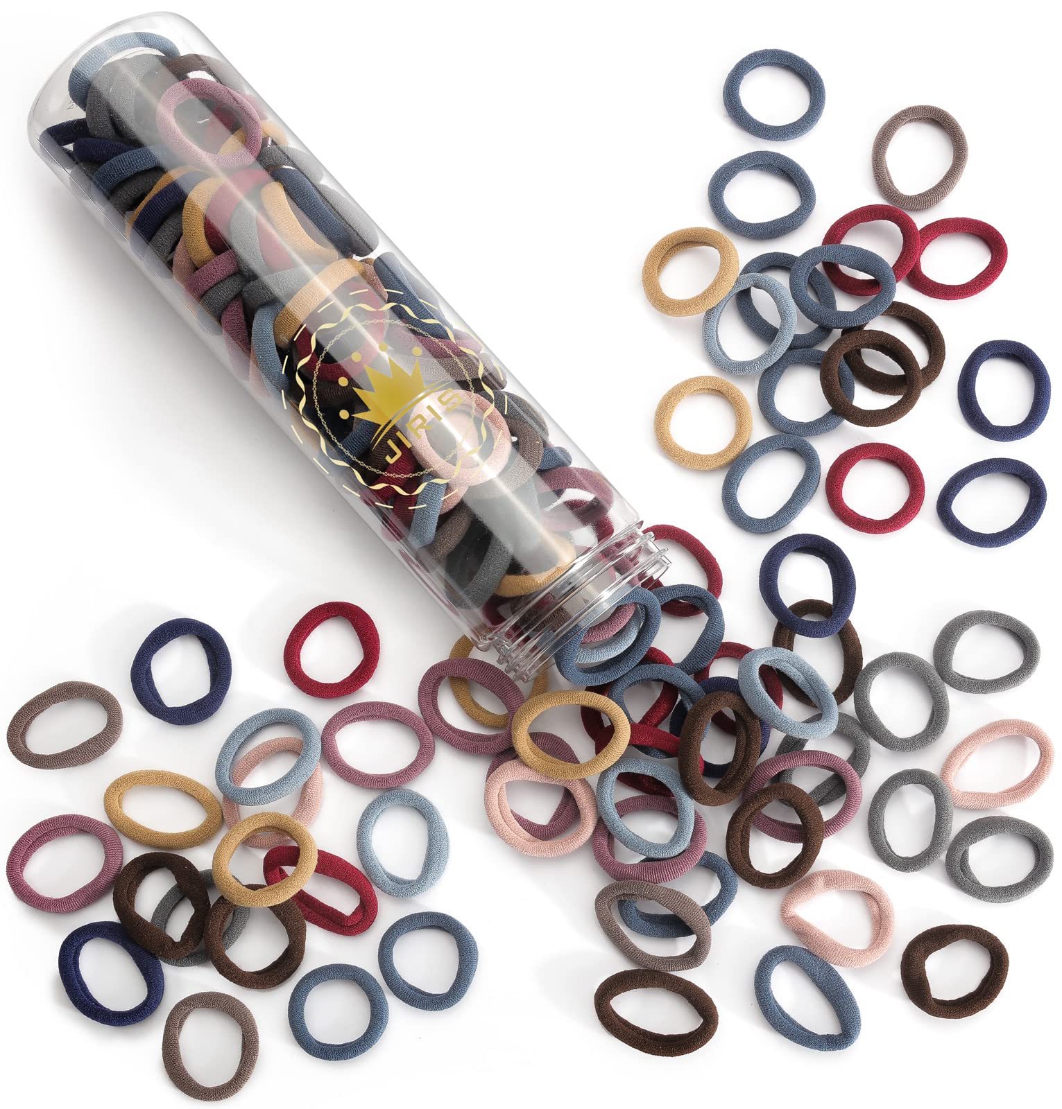 Gomas JIRIS para cabello sin costura y gruesas, evitan marcas.