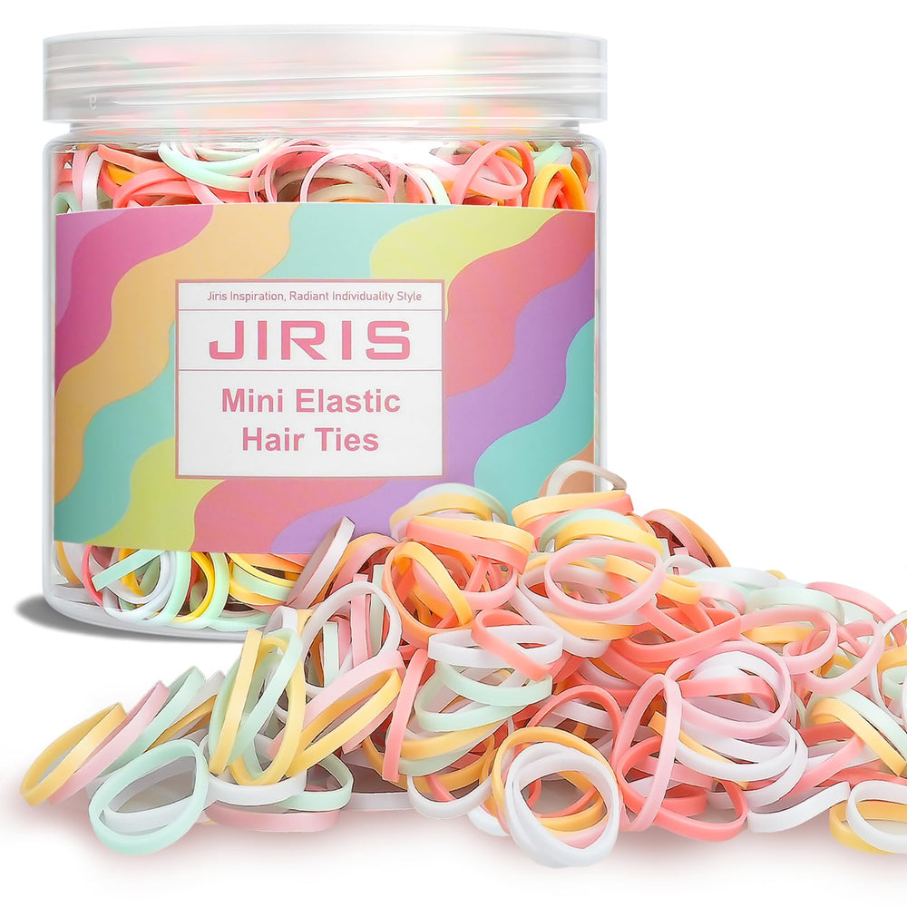 Banditas mini JIRIS para cabello en caja, sujeción discreta para peinados diarios.