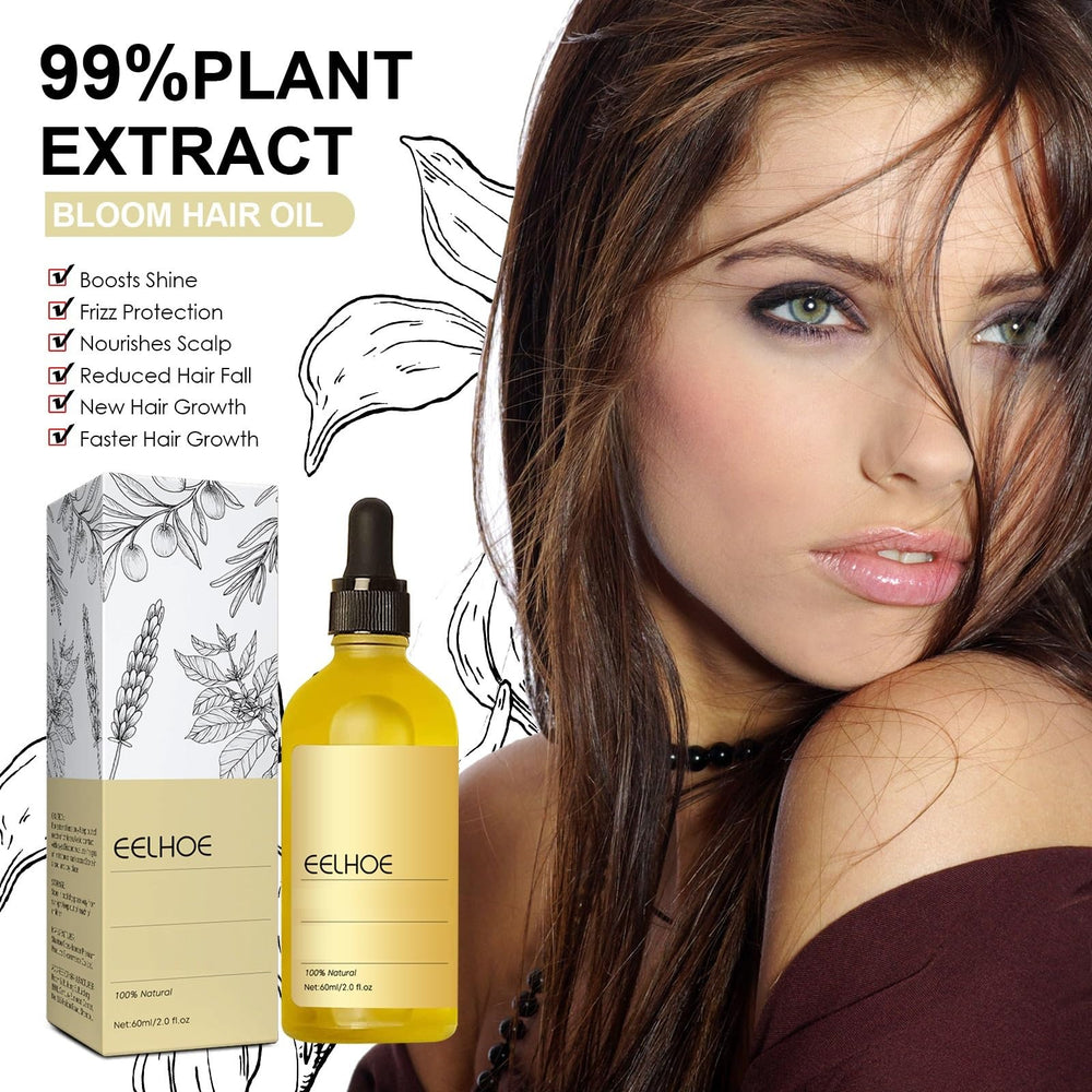 Etiqueta del producto resalta ingredientes naturales para fortalecer el cabello y reducir la caída.