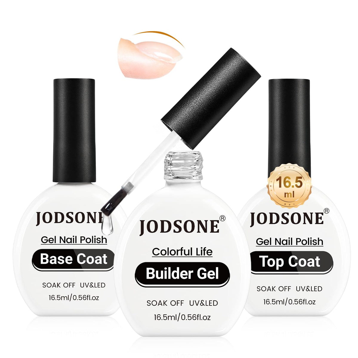 JODSONE capa base protege uñas naturales y prepara la superficie.