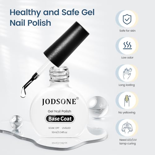 JODSONE capa base gel: apta para uñas naturales y acrílicas