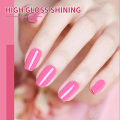 Colección de tonos rosa y rojo JODSONE para manicura elegante.