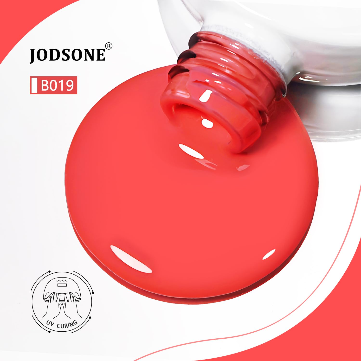 JODSONE Curado rápido con lámpara UV/LED para secado eficiente.