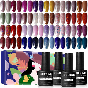 JODSONE: 36 frascos de esmalte gel para variedad de estilos.