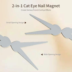 Imán JODSONE ojo de gato con placa metálica guía la forma con precisión.