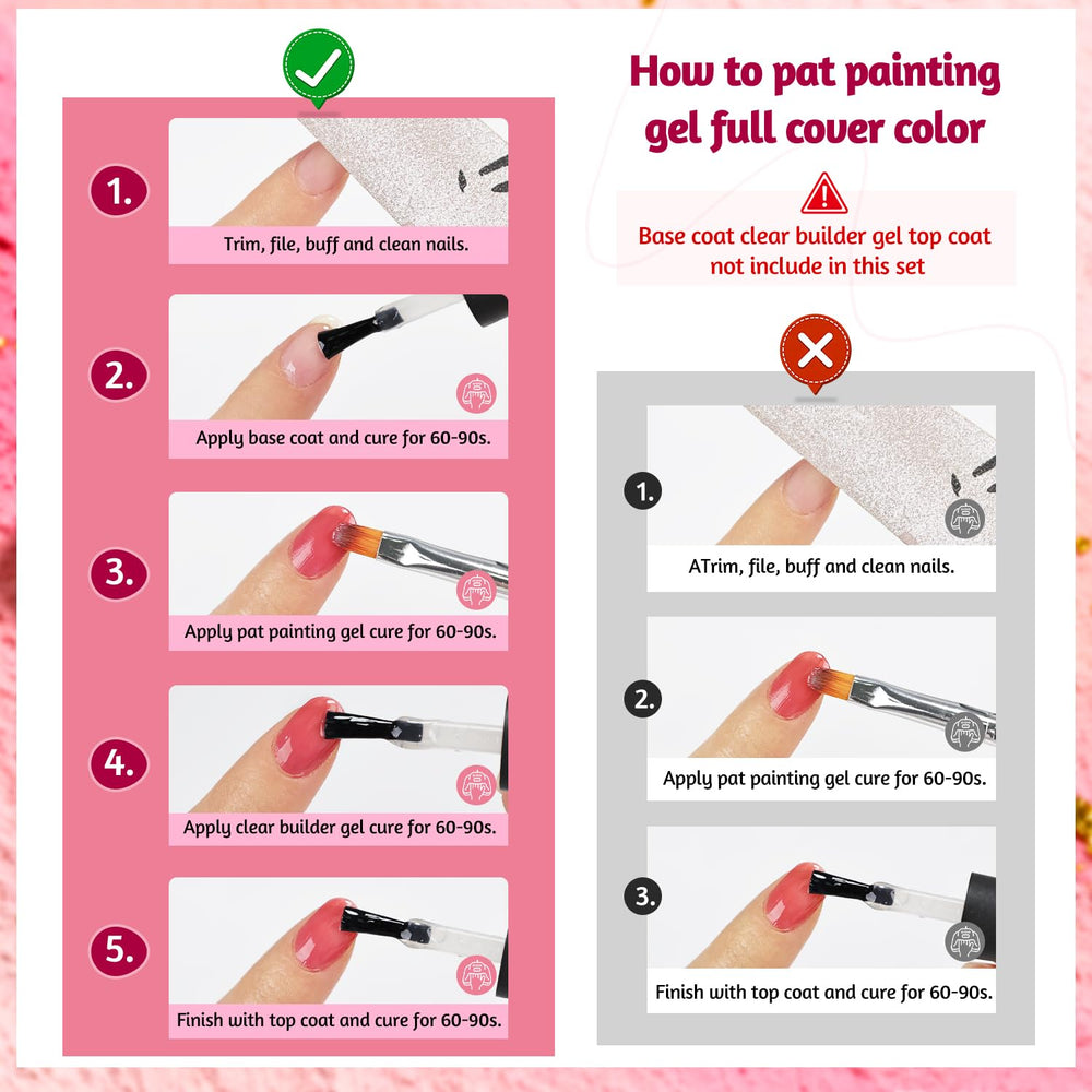 GEL JODSONE pat-paint naranja para tonos cálidos.