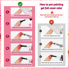 GEL JODSONE pat-paint naranja para tonos cálidos.