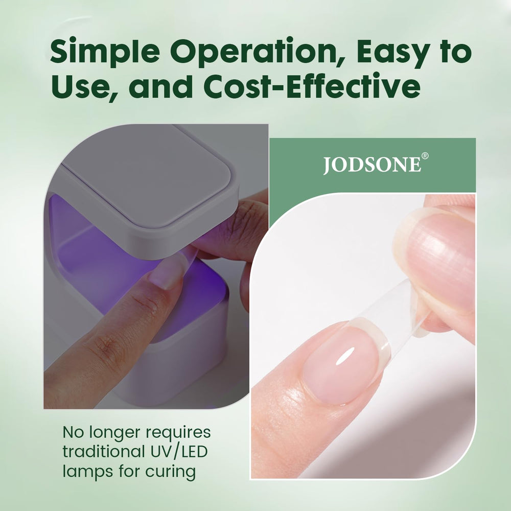JODSONE pegamento para uñas acrílicas falsas y sujeción duradera.