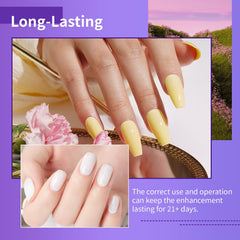 Capa-base y top coat brillantes o mate, acabado versátil.