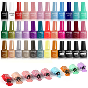 JODSTONE: set de esmalte gel 36 botellas para uñas brillantes y duraderas.