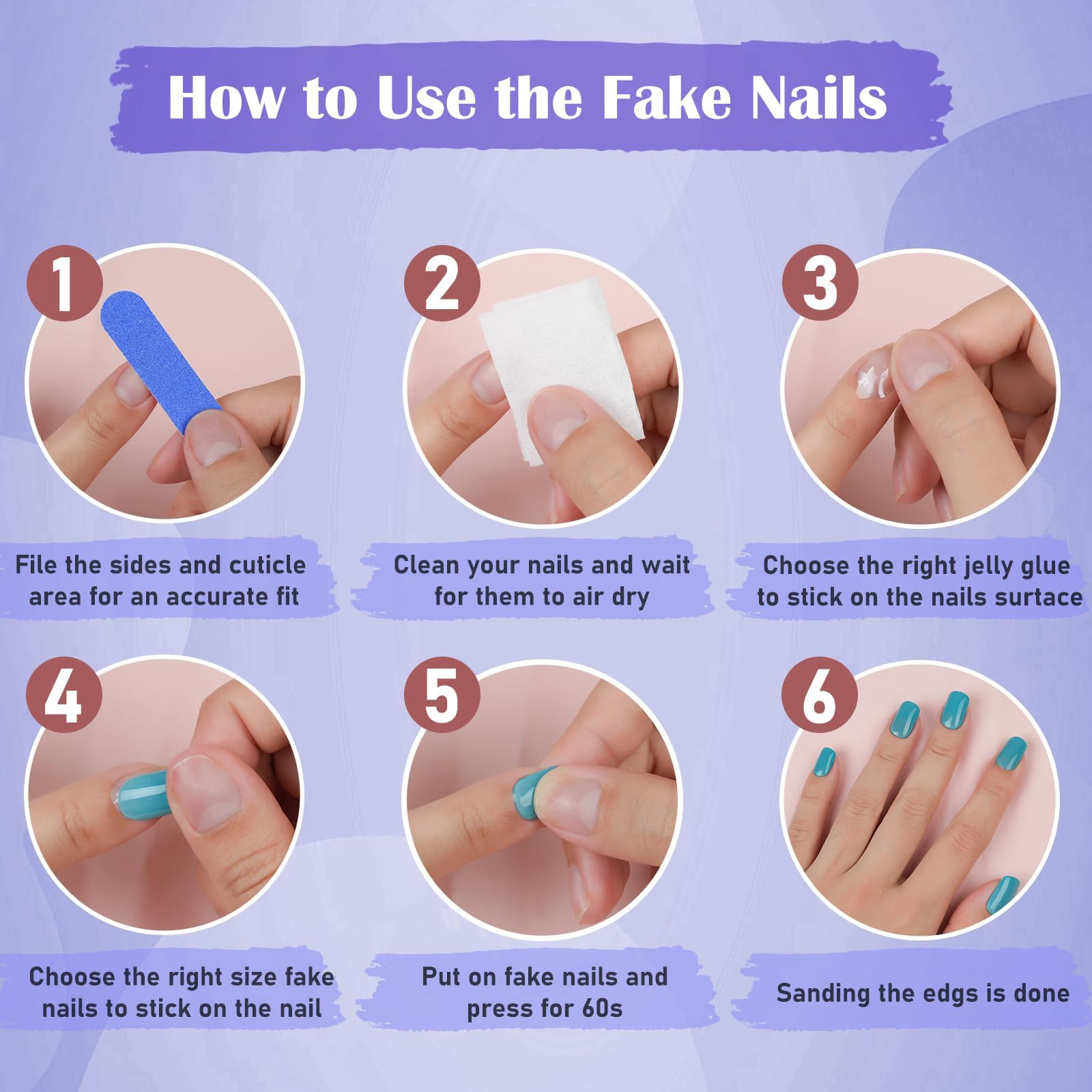 Efecto protector con gel de Jofay Fashion para tus uñas.