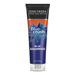 John Frieda Blue Crush: botella con pigmentos azules para neutralizar tonos anaranjados.