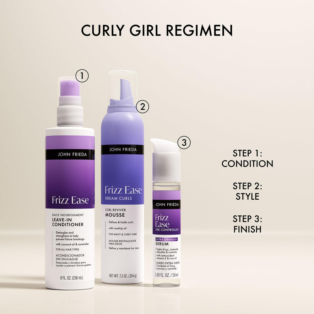 Dream Curls Mousse sin sulfatos adecuada para cabellos sensibles