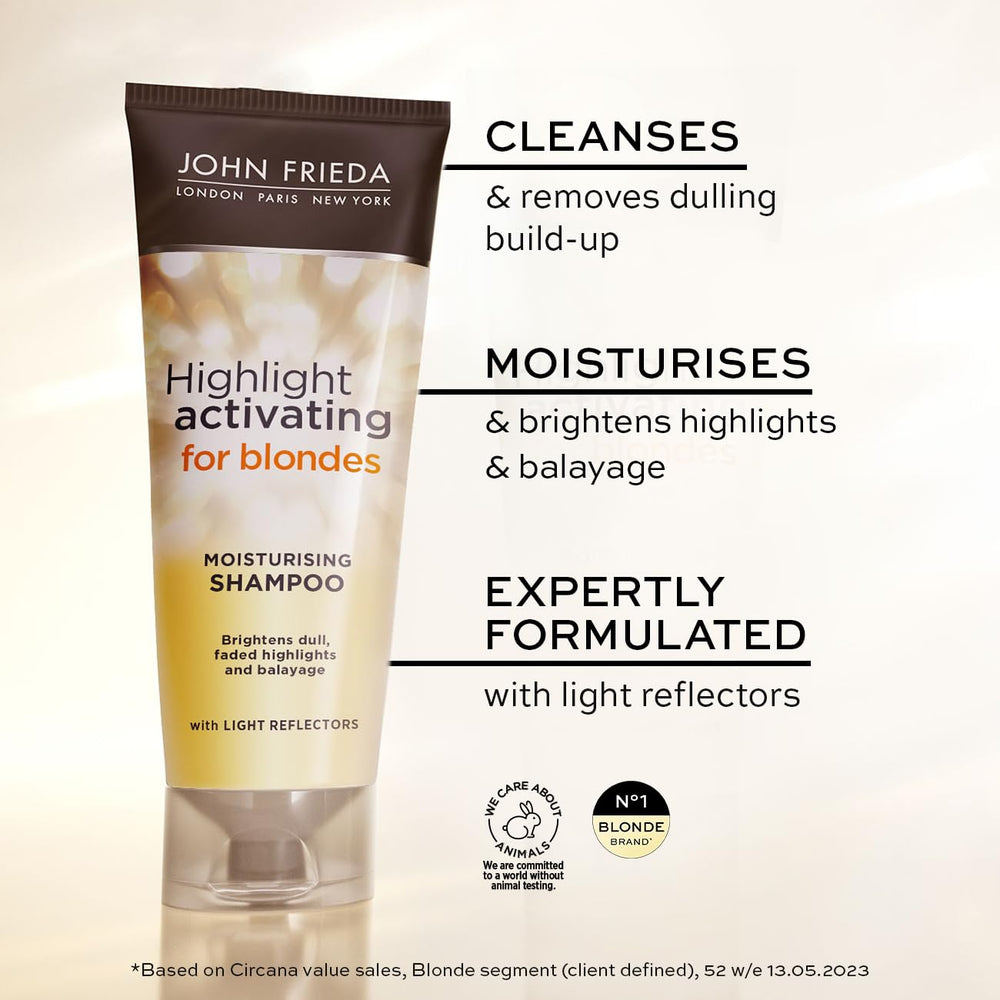 John Frieda Sheer Blonde Highlight aplicación limpia sin depositos de color