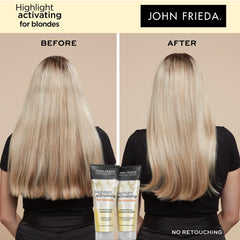 John Frieda Sheer Blonde Highlight fragancia cítrica fresca durante el lavado