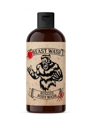 Johnny Slicks Body Wash con carbón activado para purificar la piel y poros.
