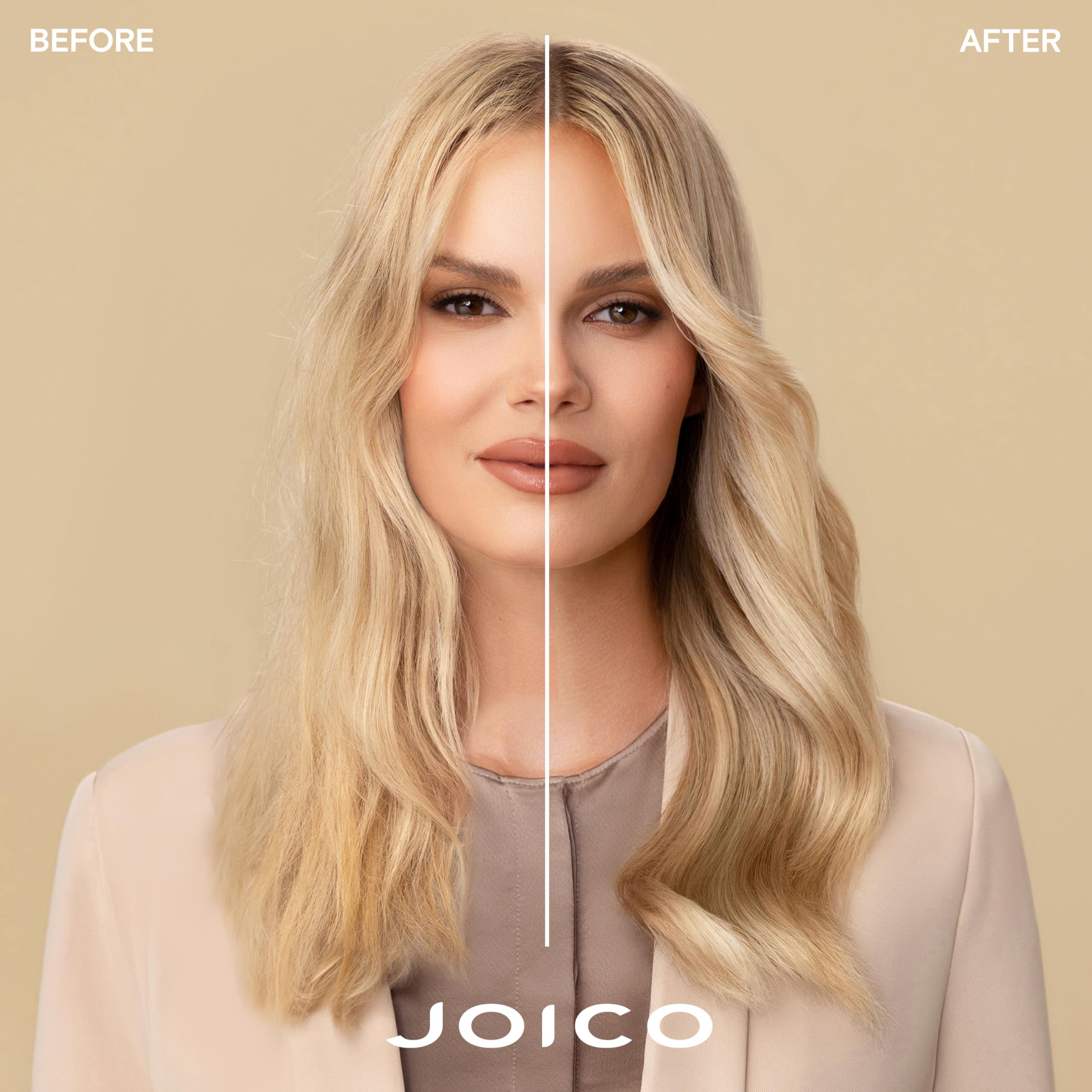 Aplicación de Joico Blonde Life Brightening Masque, aporta brillo y suavidad al rubio