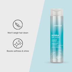 Textura hidratante de HydraSplash en cabello limpio y ligero