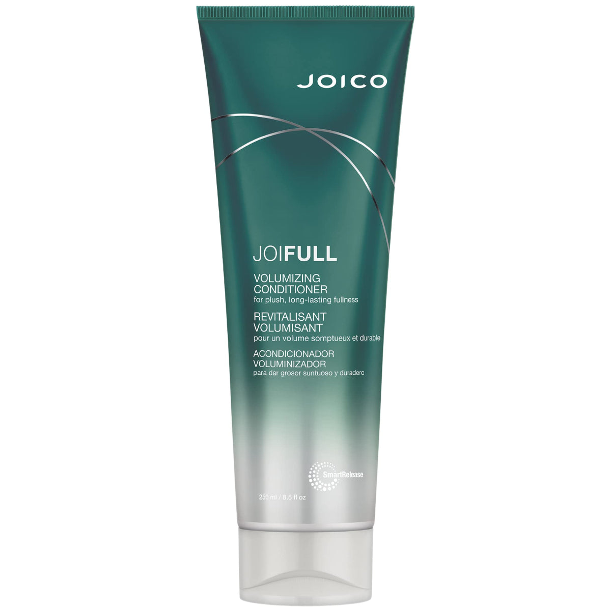 Joico JoiFULL, botella de acondicionador, añade volumen y brillo al cabello fino.