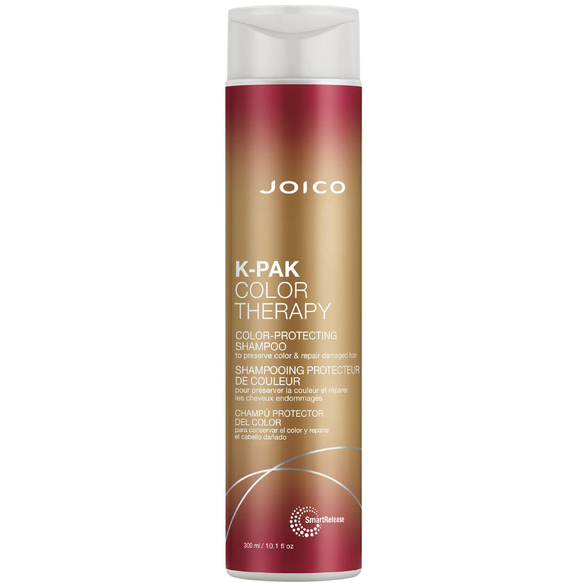 Joico K-PAK Color Therapy Shampoo botella: protección de color y limpieza suave.