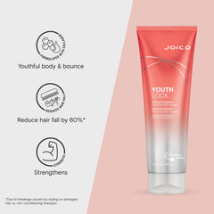 Joico YouthLock Acondicionador Brillo: brillo saludable para cabellos maduros.