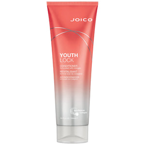 Joico YouthLock Acondicionador Colágeno: cuerpo visible al peinar.