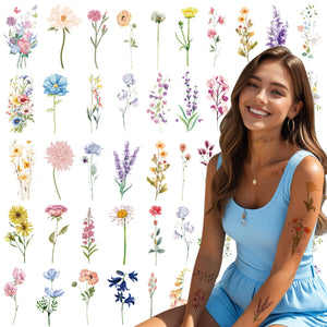 JoyfulGlam: tatuajes de rosas realistas para un look floral duradero