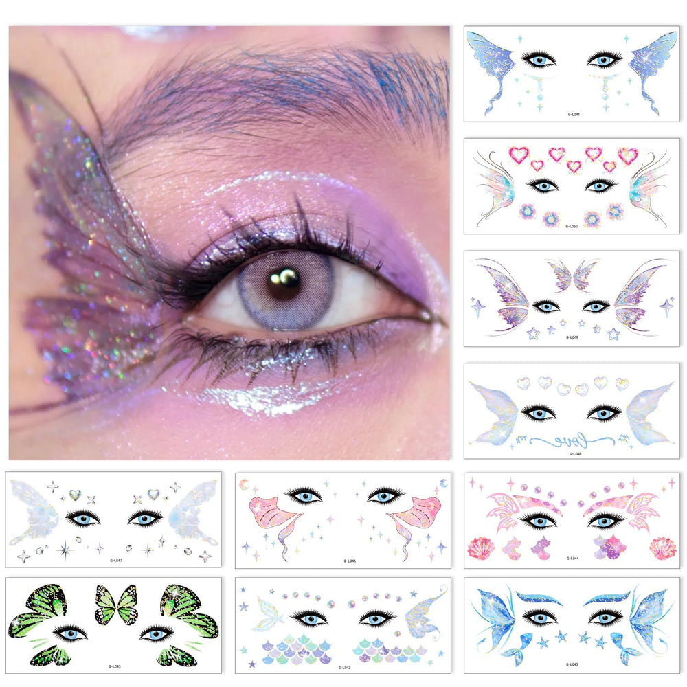 JoyfulGlam kit brillo hadas: brillos deslumbrantes para fiestas y estilos creativos.