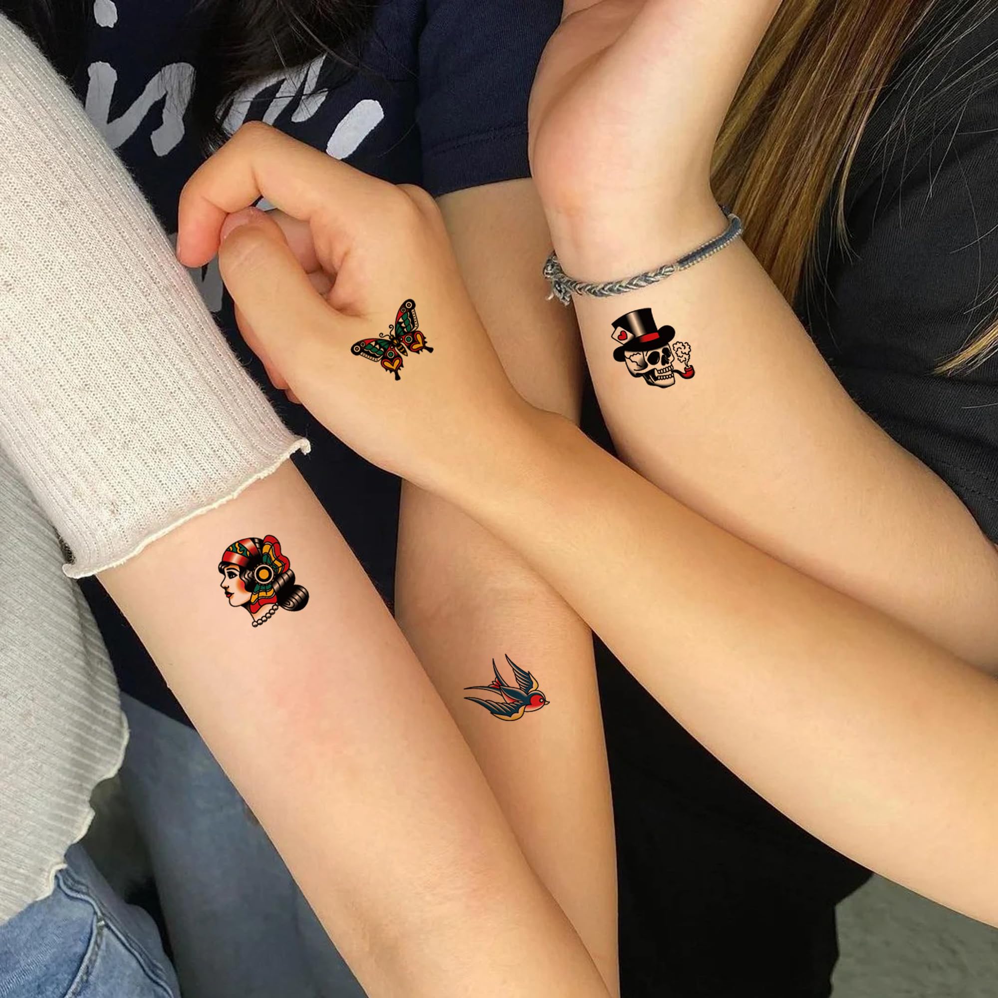 JoyfulGlam tatuajes retro leopardos, look atrevido y duradero