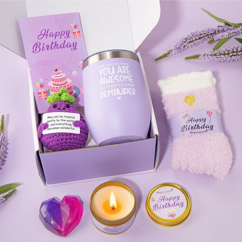 Caja de regalo JOYOFUN para cumpleaños de mujeres, lista para sorprender