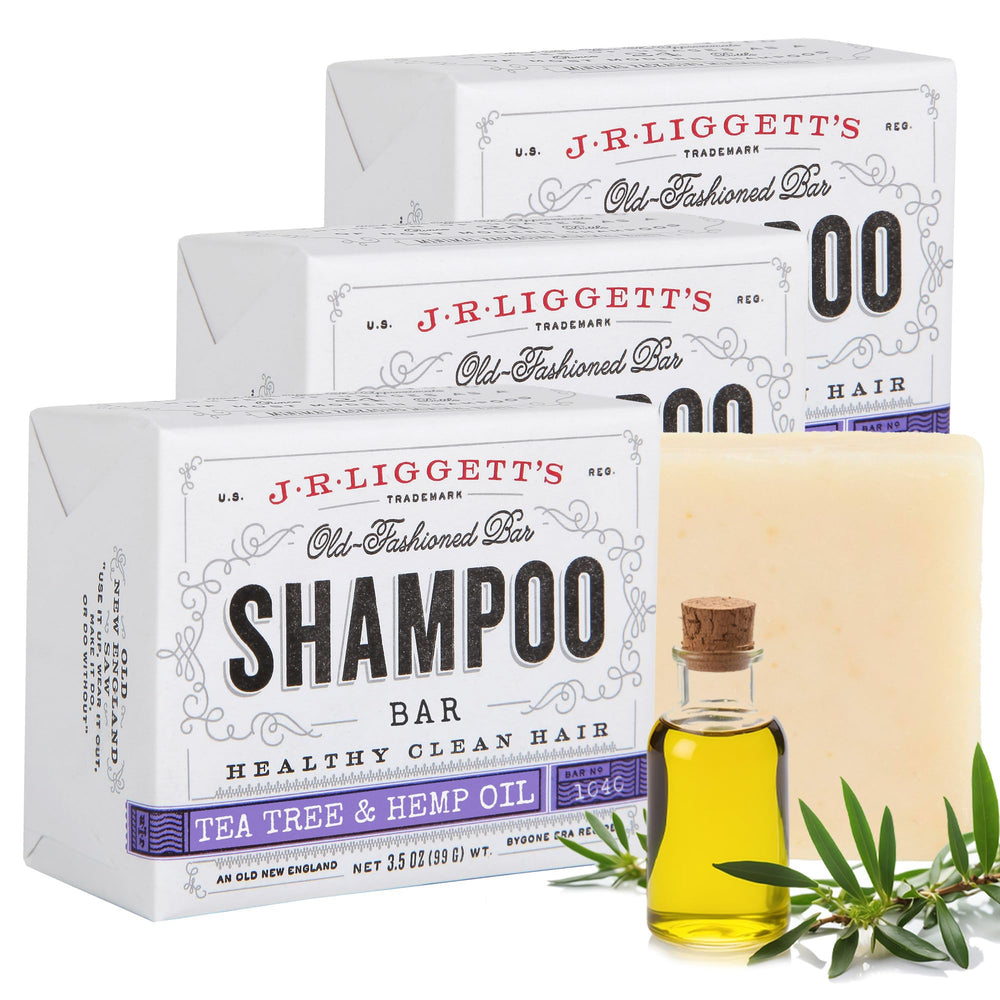 J.R.LIGGETT'S barra champú árbol de té para cabello limpio y equilibrado