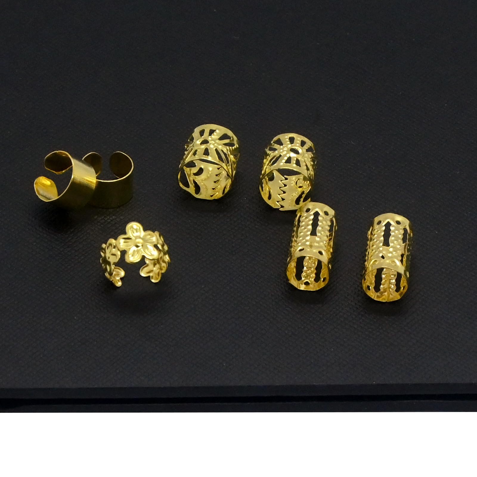 JUCCPUL: clip dorado liso para fijar mechones sin daño.