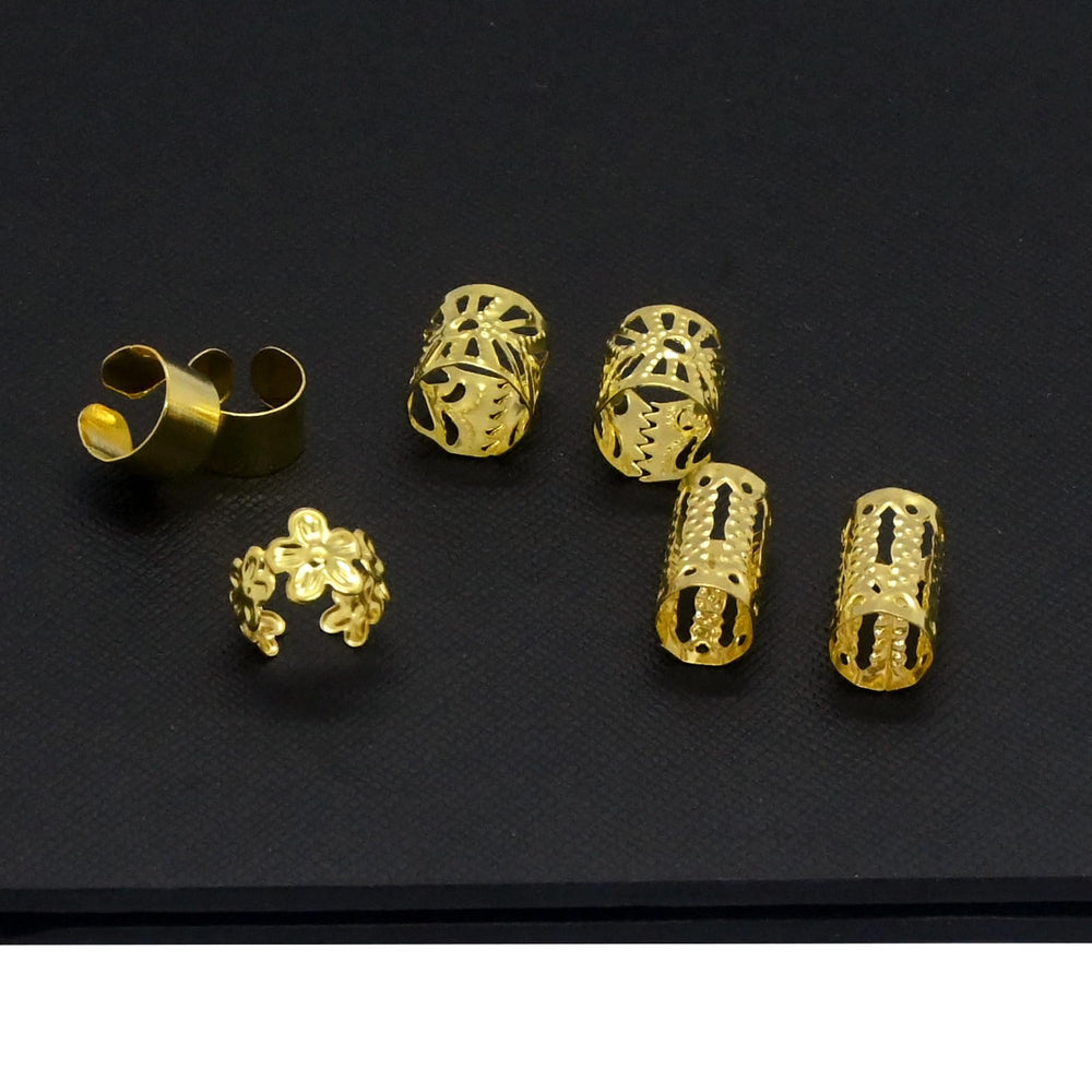JUCCPUL: clip dorado liso para fijar mechones sin daño.