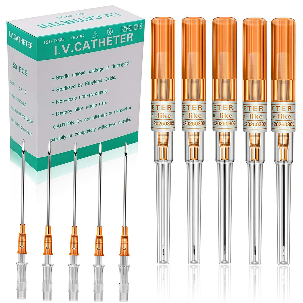 Judero: paquete de 50 agujas catéter 14G para perforaciones variadas.