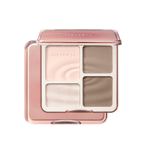 JUDYDOLL paleta iluminador contorno para un acabado natural en piel fría u oliva.