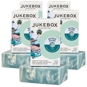 JUKEBOX Jabon Cielo Azul Malibu: aroma vigorizante para duchas diarias