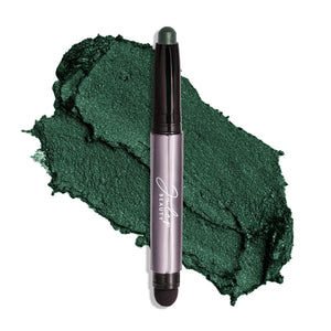 Sombra Julep 101 crema-polvo verde esmeralda con brillo duradero para ojos