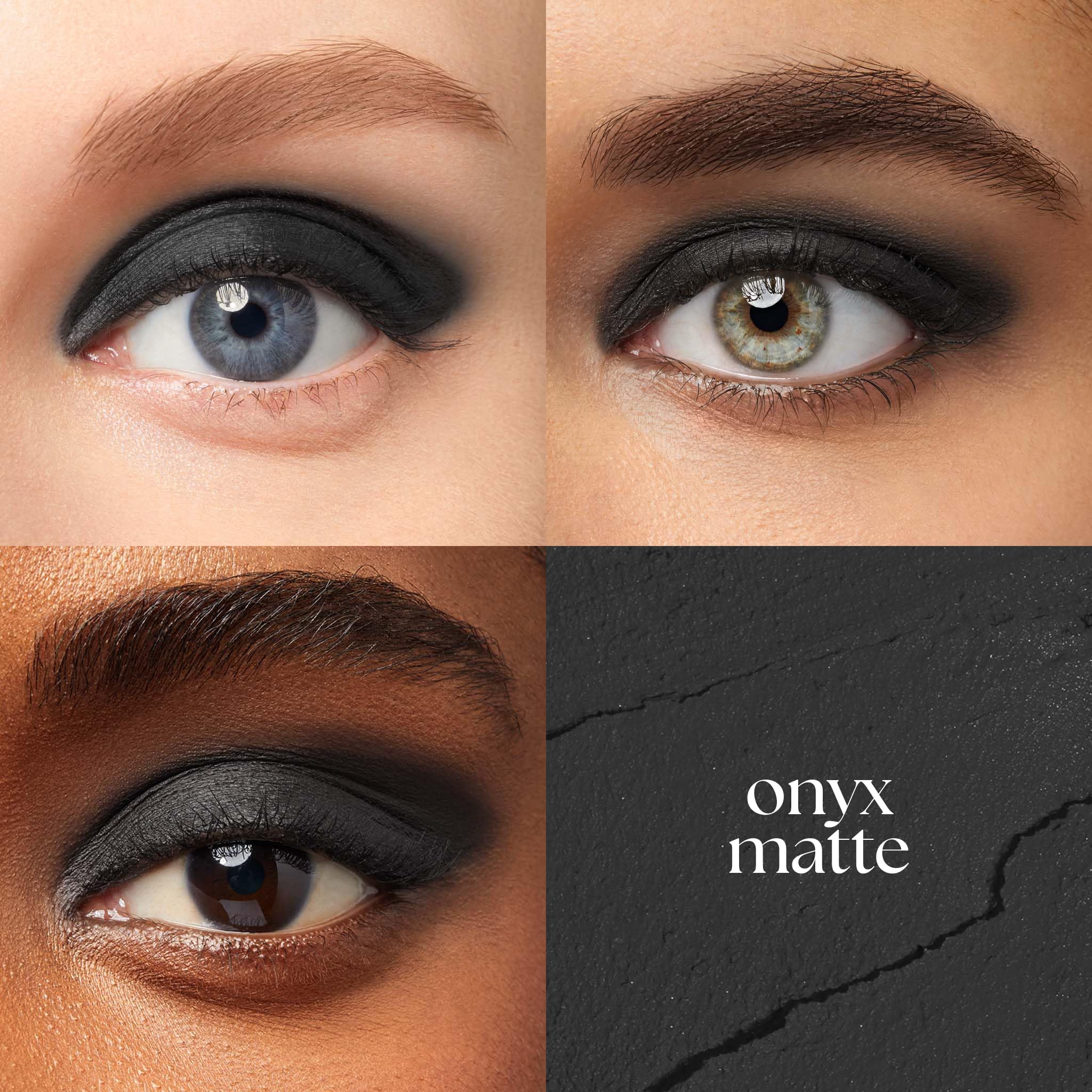Julep Sombra 101 onix-negro-mate, duración prolongada para mirada sin retoques